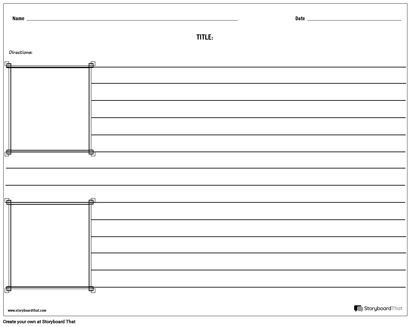 Zwei FrameIllustrationen Storyboard por deexamples