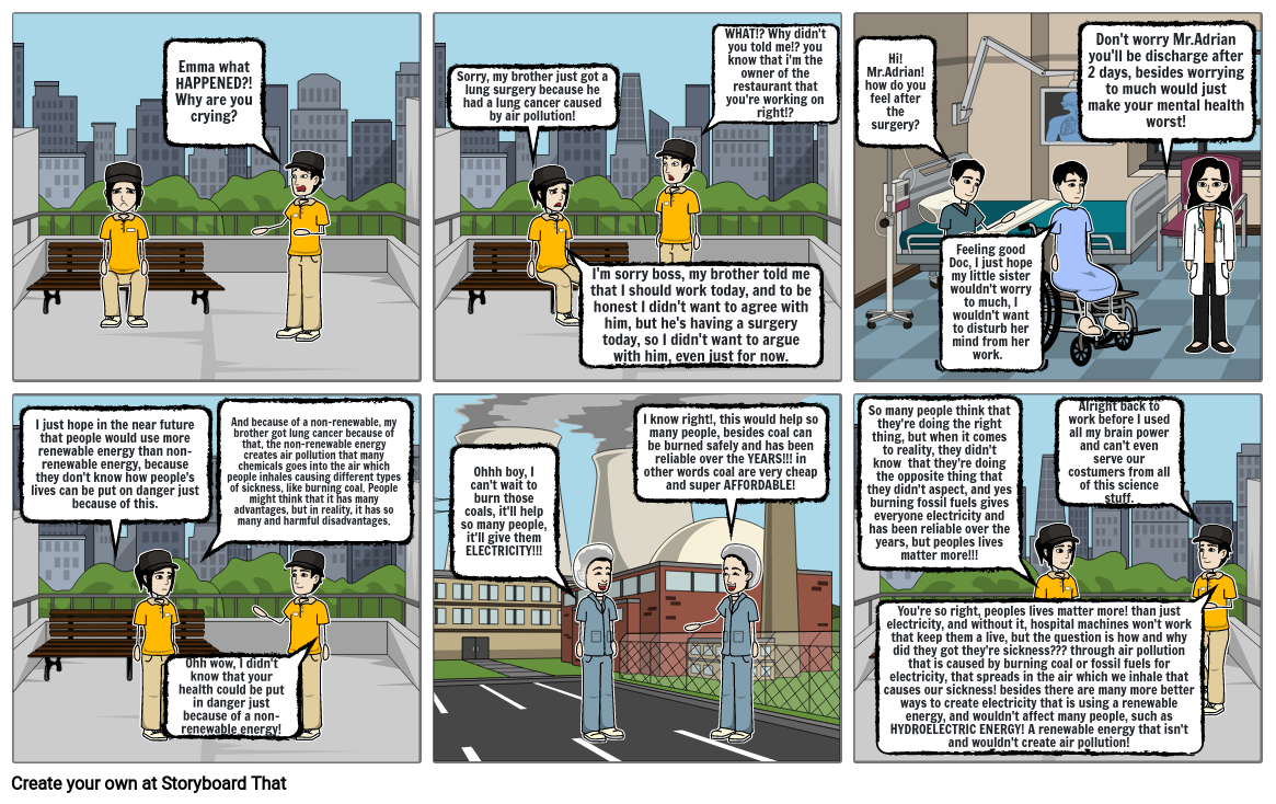 Renewable vs Non-Renewable Energy القصة المصورة من قبل de0a4323
