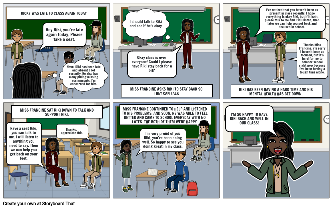 Modern Day Parable Comic Storyboard by de57b887