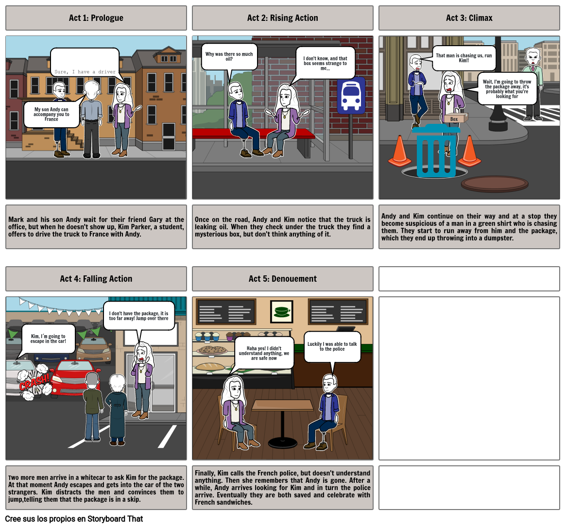 Comic ingles Storyboard by de6d11b1