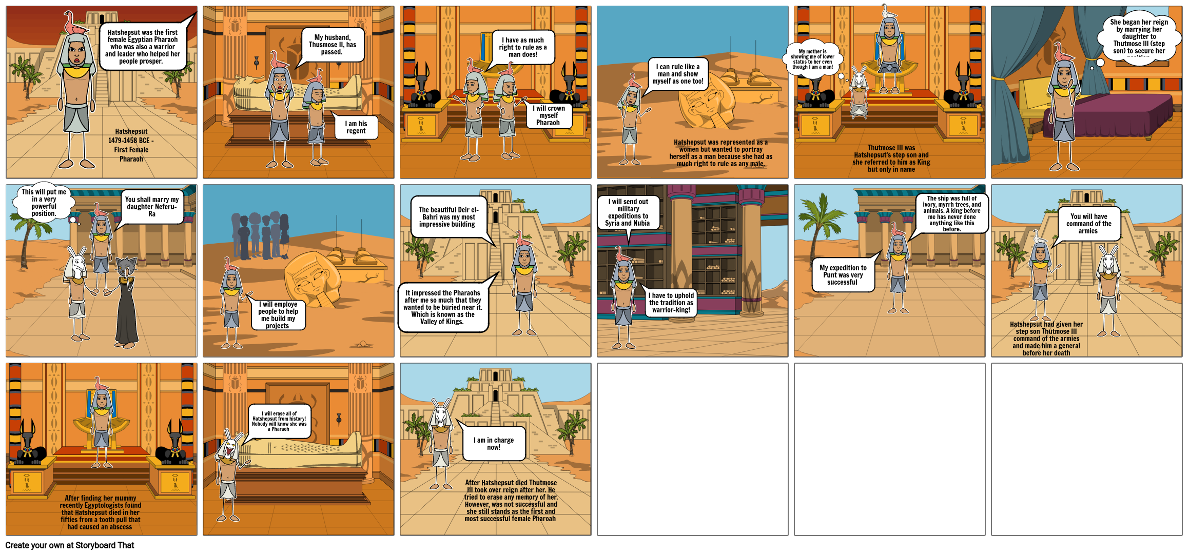 Hatshepsut Storyboard by de8481da