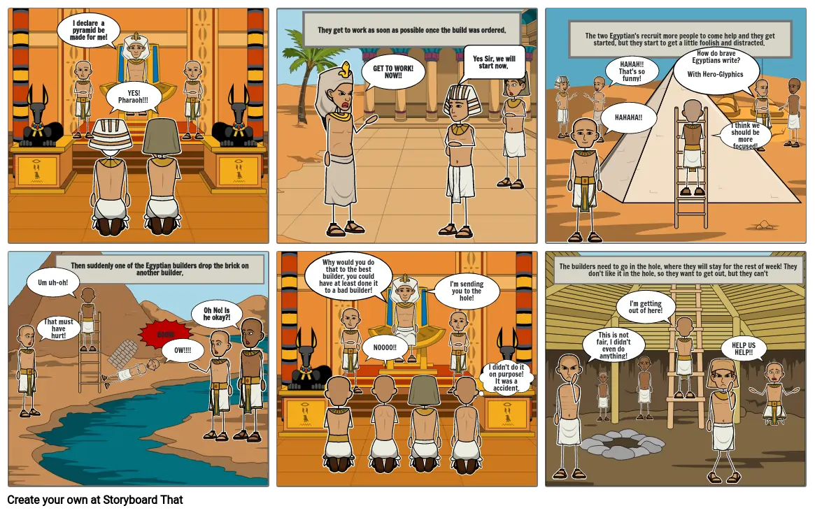 Fabiana Polcaro- Mesopotamia/Egypt/Kush Comic Strip Assignment