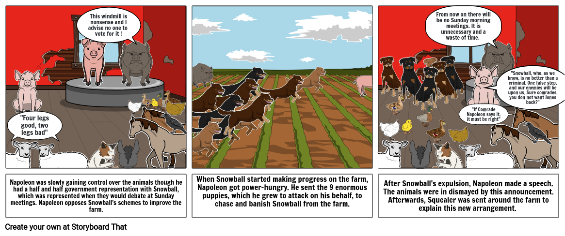 Animal Farm Storyboard by dedrah_210