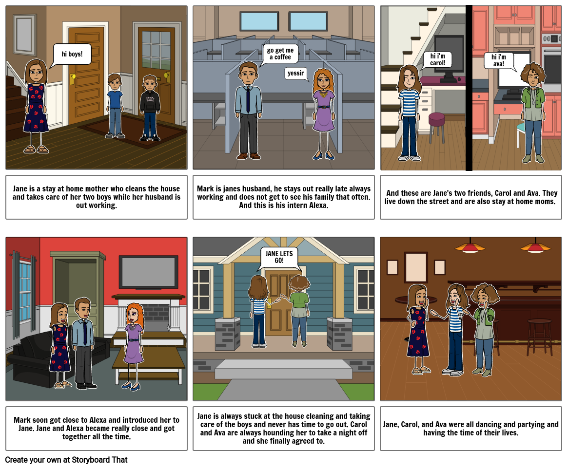 DIY graphic novel Storyboard by df12c8bd