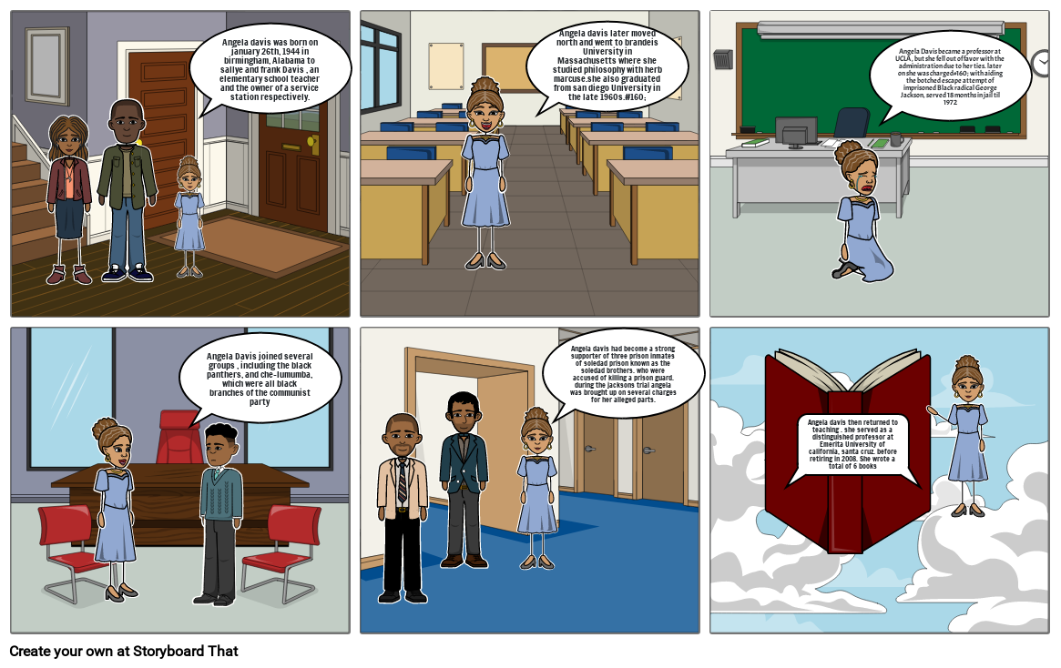 Angela Davis Storyboard By Dfb8b5b0