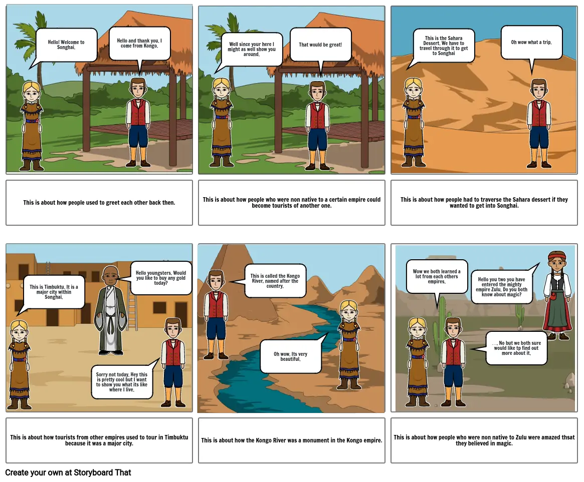 African Empires Storyboard por dieterjr24