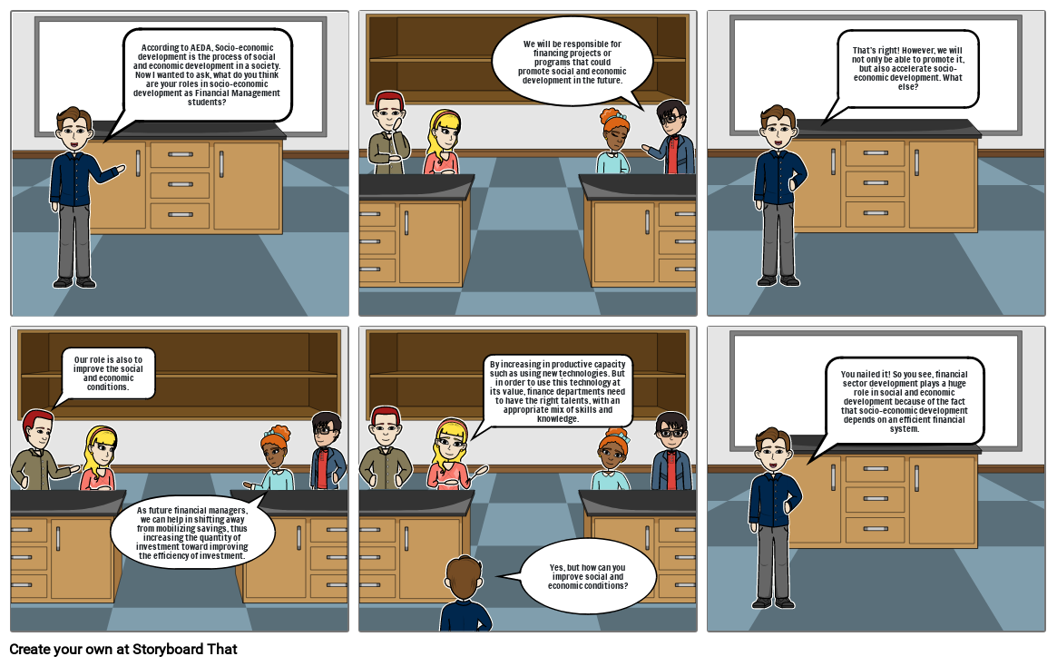 Comic Strip_Socio-economic Contribution Storyboard