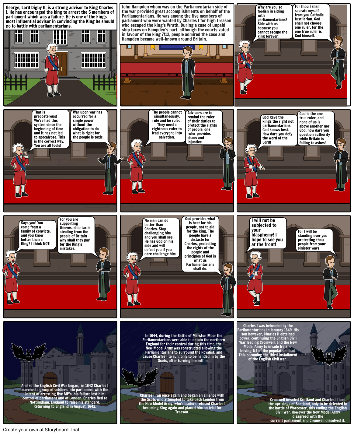 History Project Storyboard Por Dinunch