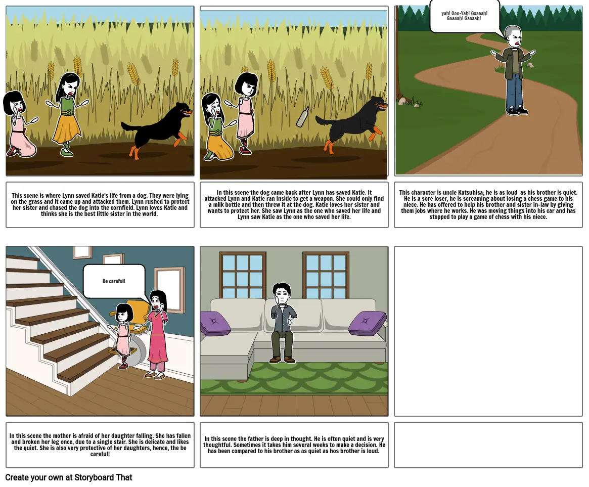 kira-kira storyboard assignment