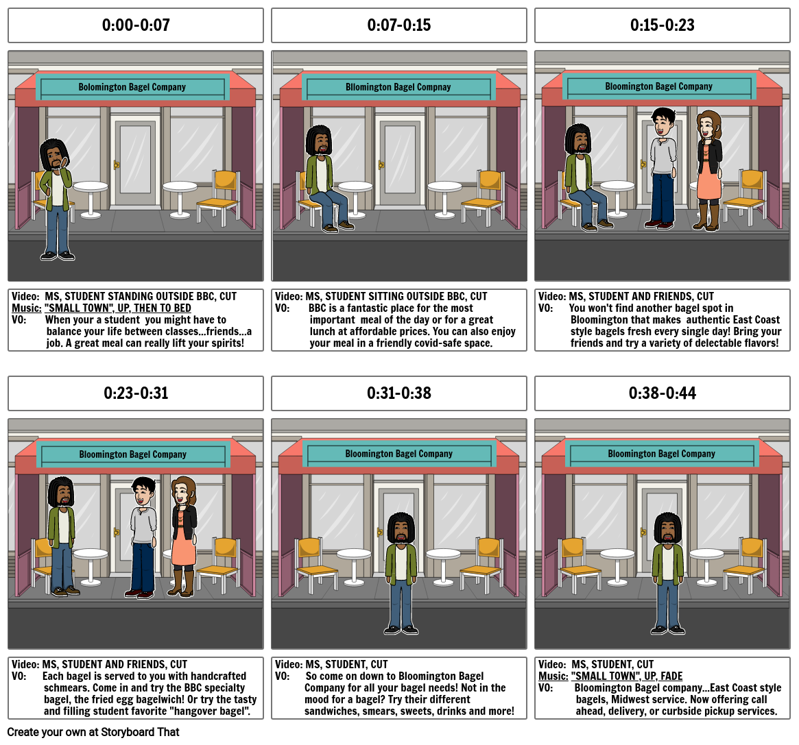 BBC storyboard Storyboard by djohnson322