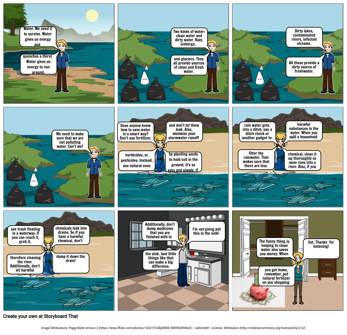 Water Pollution Pt 2 Storyboard By Eileenchi Riset