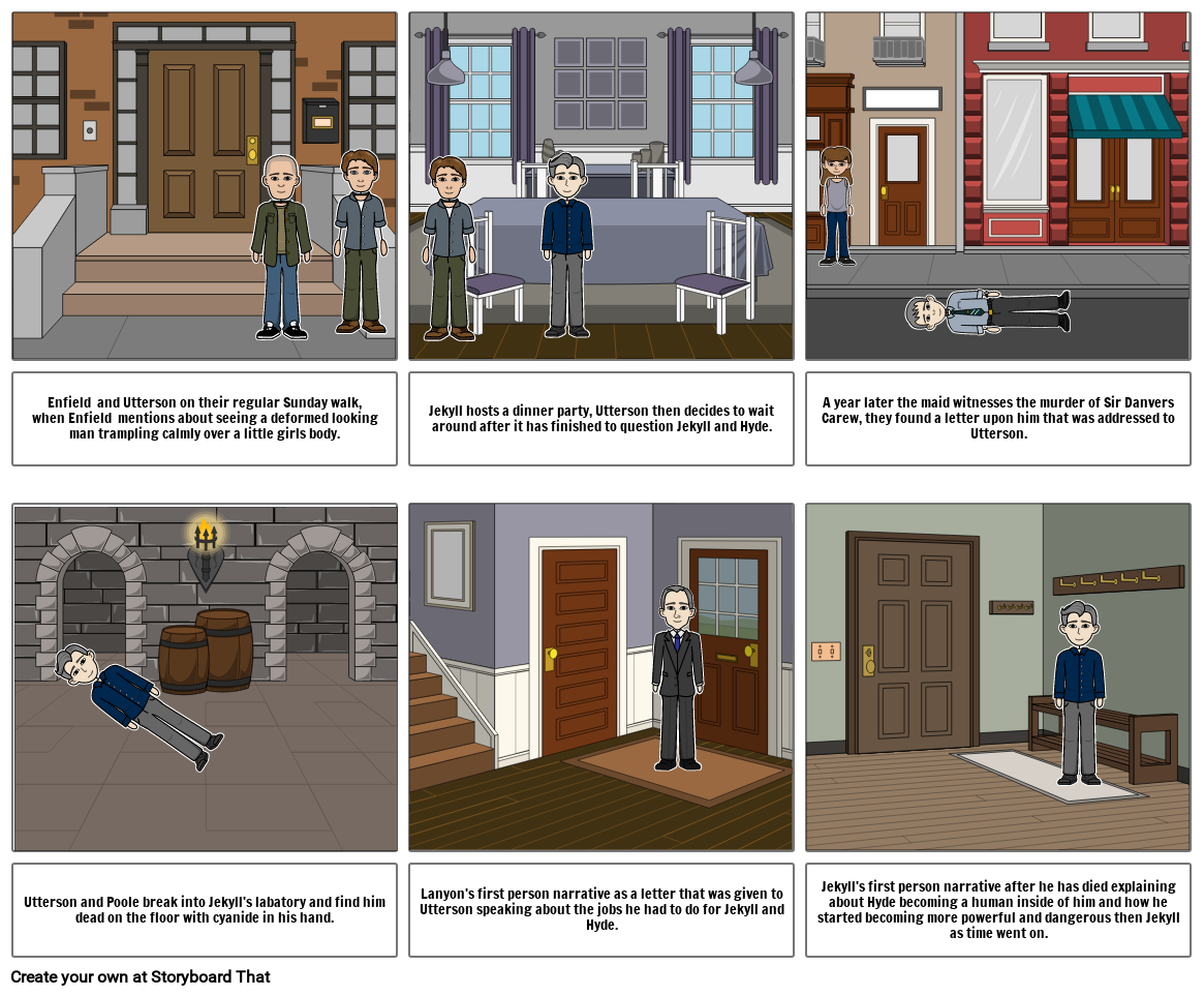 Dr Jekyll and me Hyde Storyboard by dolcie