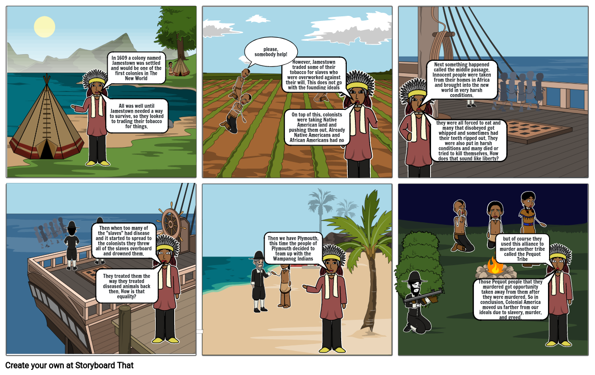 Social Studies Project Storyboard by dw92712