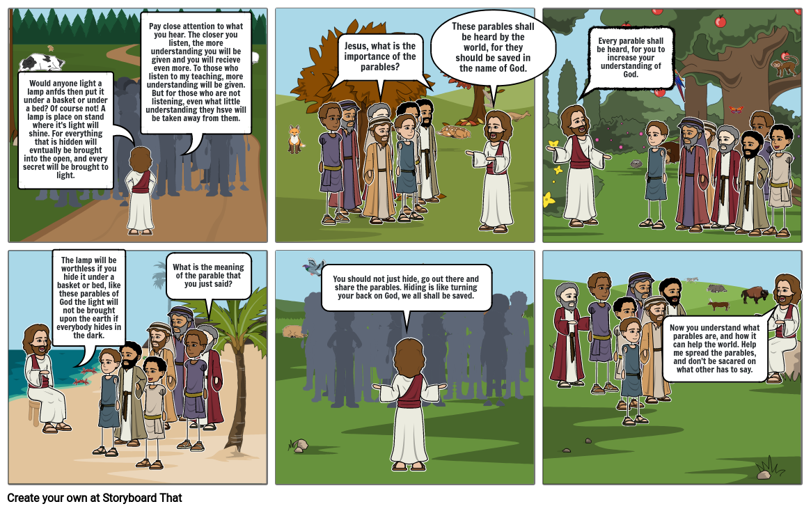 The Parables of Jesus Storyboard by e00aaf17