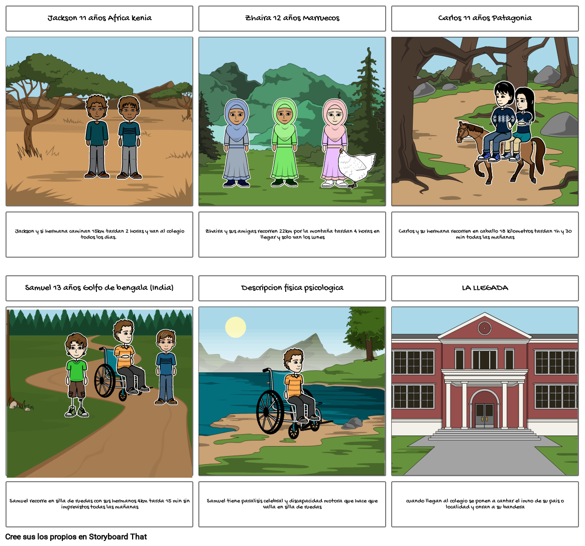 camino-a-la-escuela-storyboard-by-e0937377