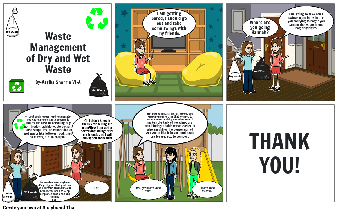 Waste Management Storyboard por e09c8a25