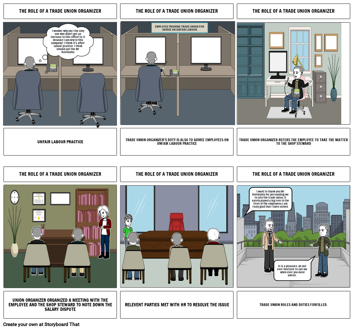 the-role-of-a-trade-union-organizer-storyboard