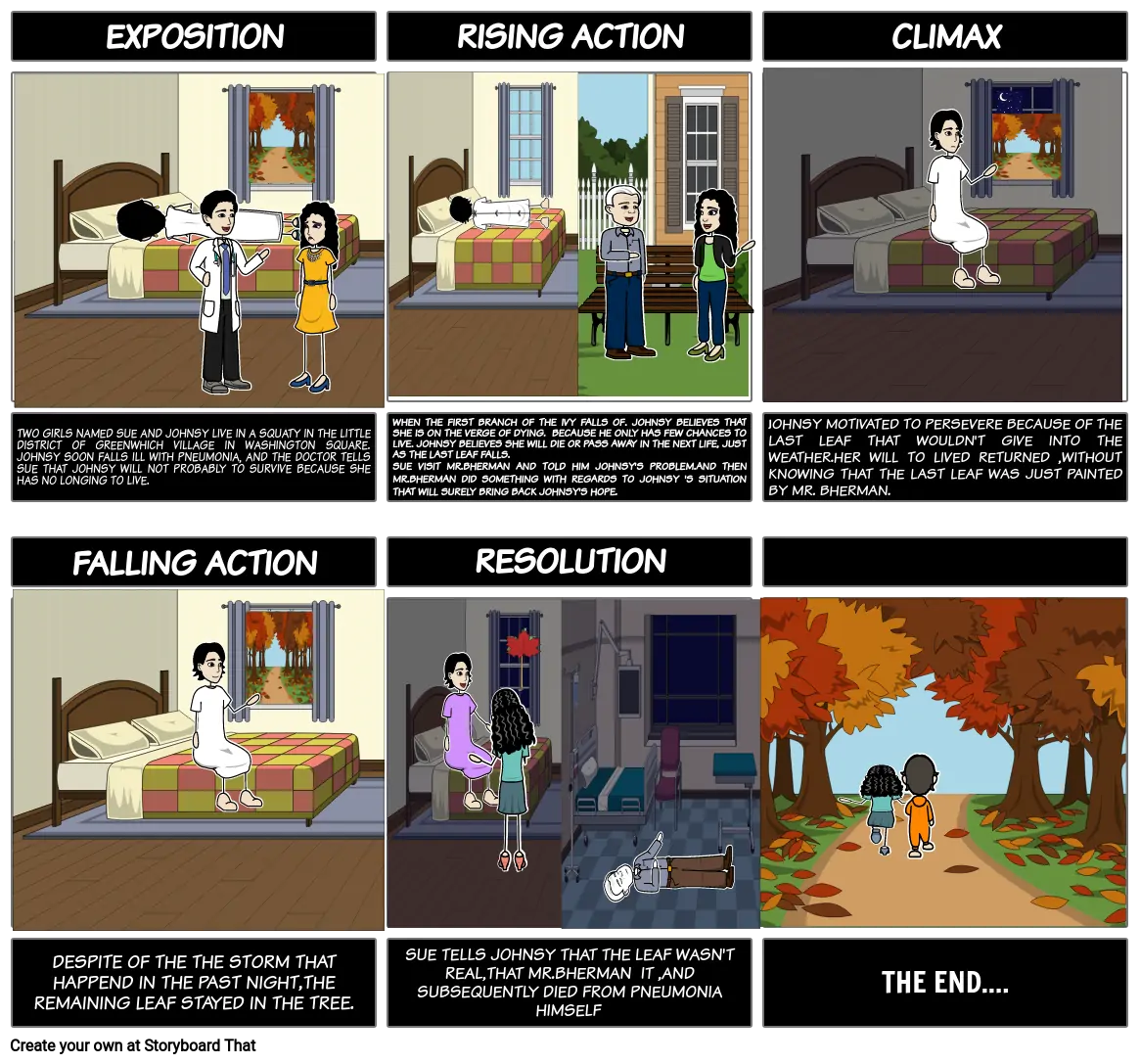 last leaf storyboard