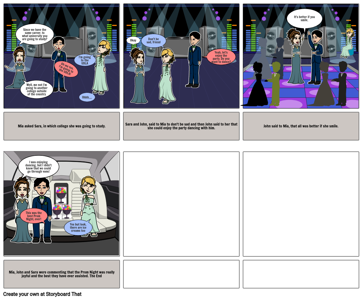 Prom Night Part 2 Storyboard by e11927