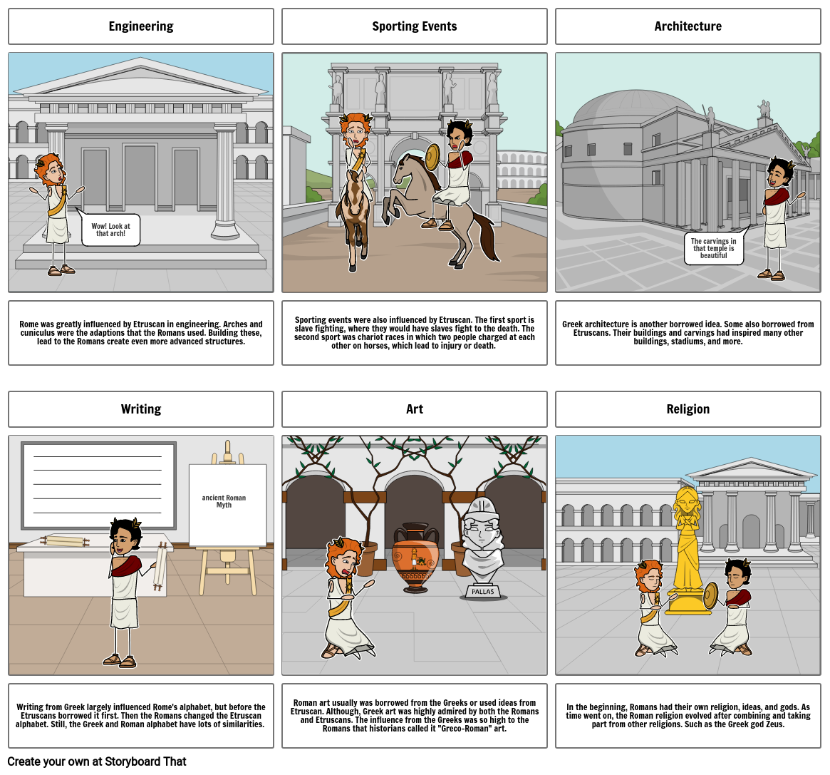 Ancient Rome Storyboard by e138527a