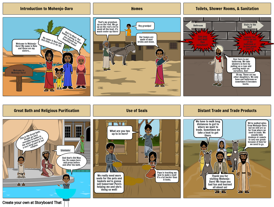 The Indus Vally Civilization Storyboard by e1e9ffed