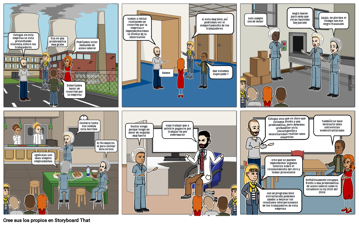 Acoso Laboral (Mobbing) Storyboard By E207ec87