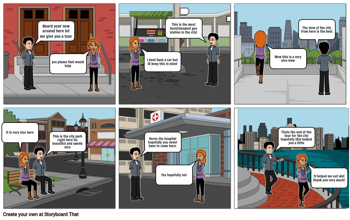 Tour of the city Storyboard by e25f1d56