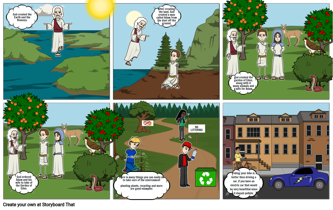 religion comic strip Storyboard by e2733d94