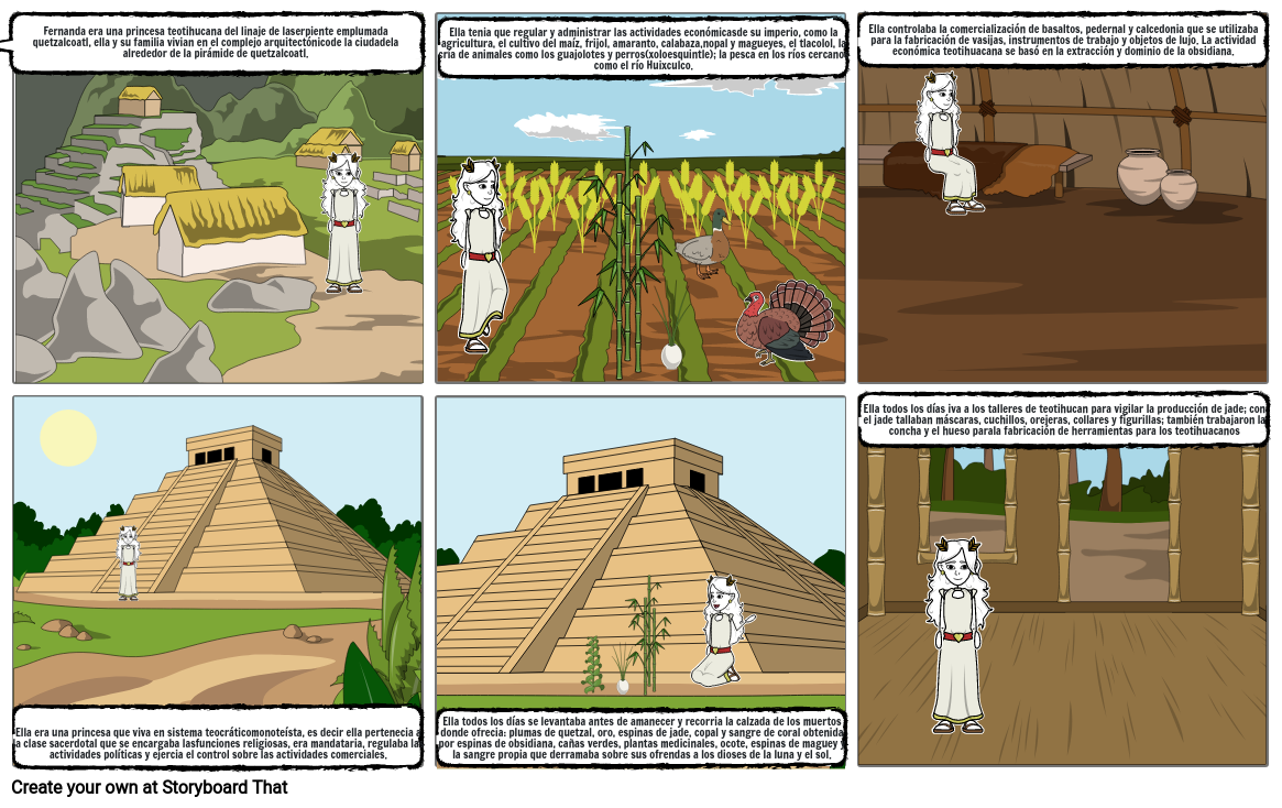 Historieta De Teotihuacan Storyboard By E De F The Best Porn Website