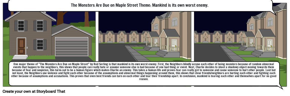 The Monsters Are Due on Maple Street Theme