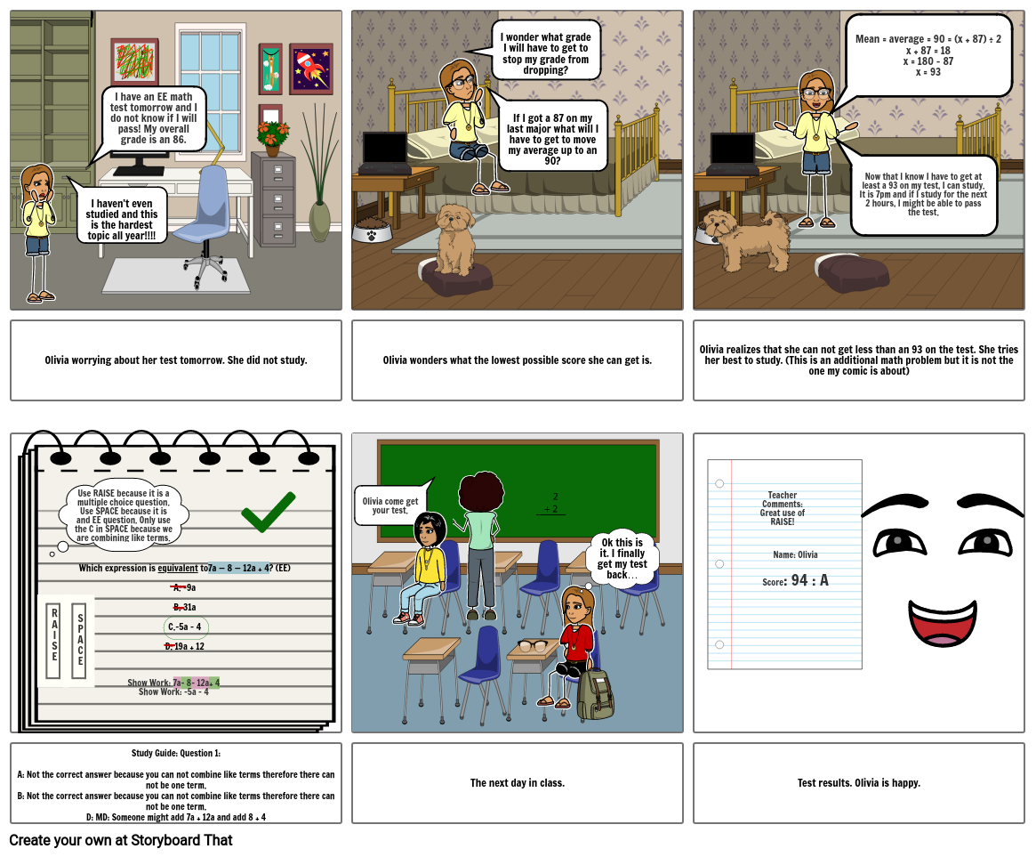 solving-ee-problems-to-study-for-a-test-storyboard