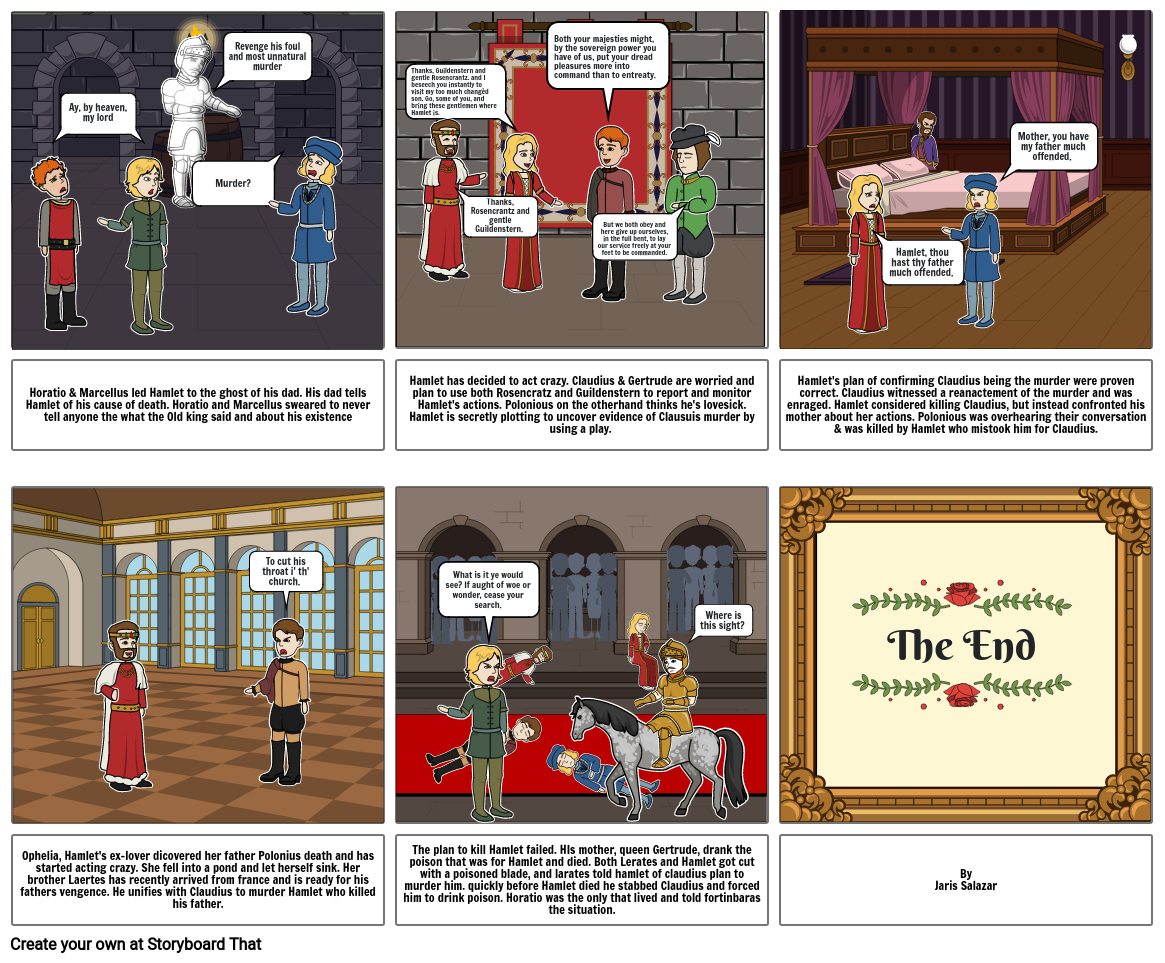 Hamlet Project Storyboard By E B D