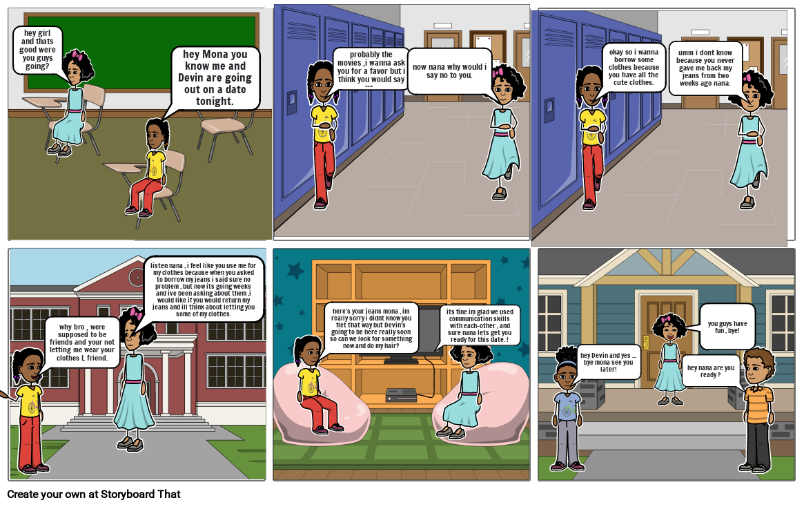 Jalayah's story Storyboard por e36452ec