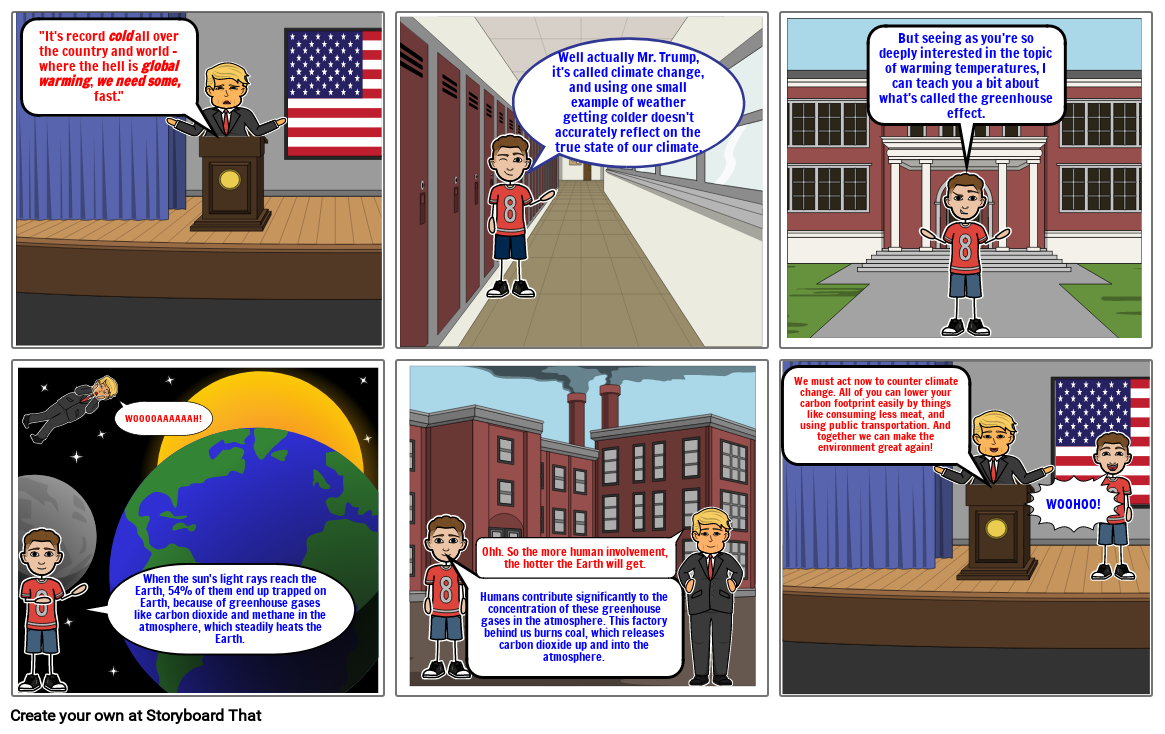 Science Climate Change Storyboard by e385e7fd