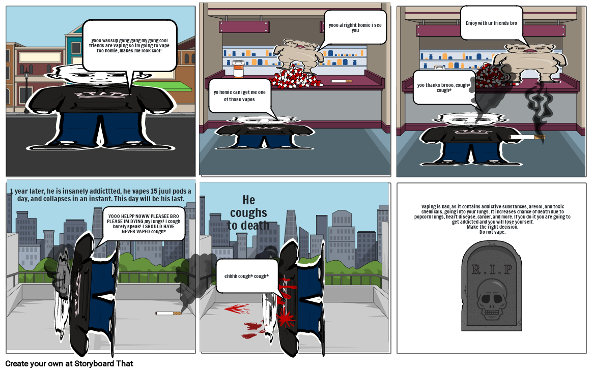 Dont Do It Or You Are Going Death Storyboard Par E3dfd5c9