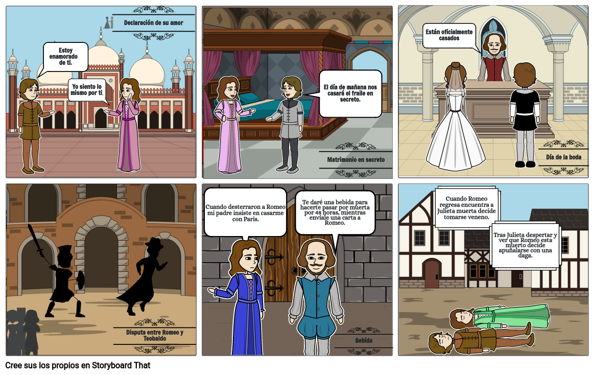 Romeo Y Julieta Storyboard By E41cfadf