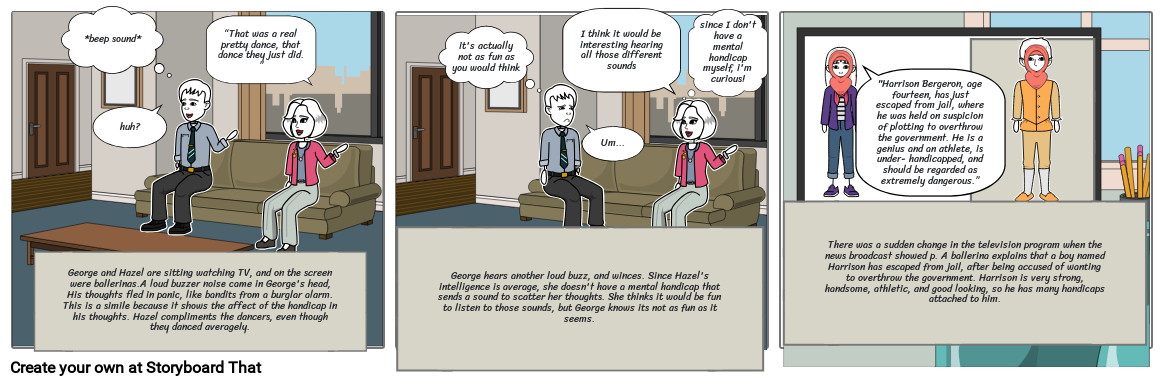 Harrison Bergeron Comic Script