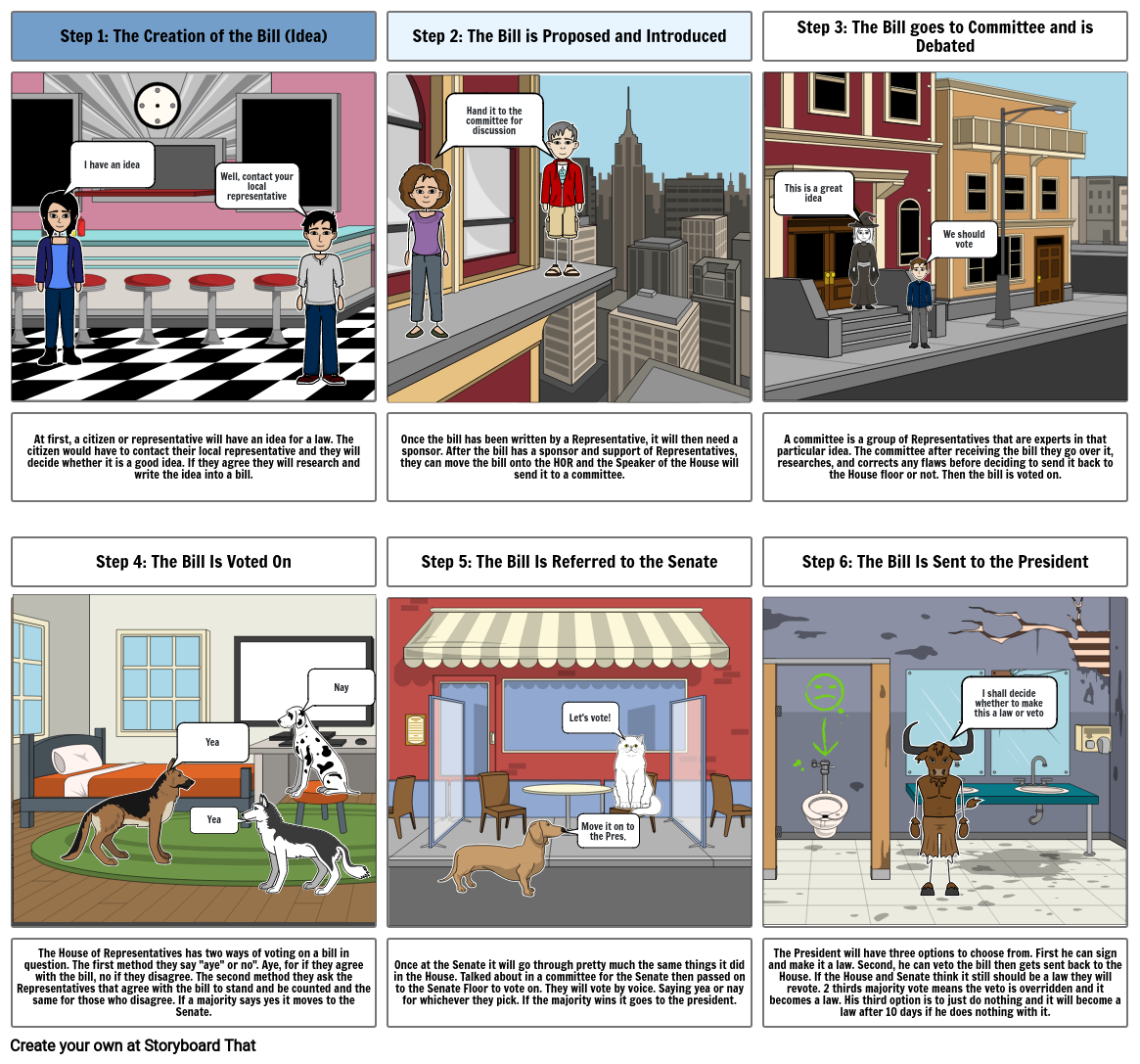 how-a-bill-becomes-a-law-storyboard-por-e44b36bf