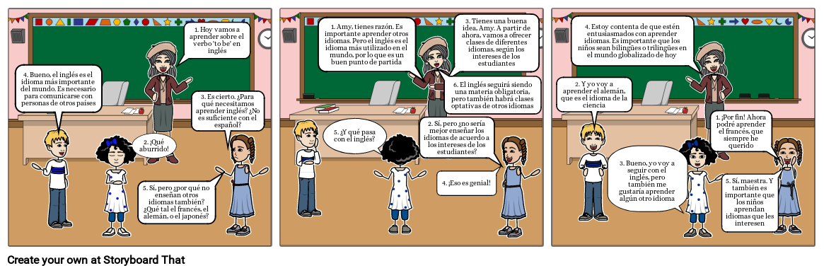 Mafalda y los idiomas