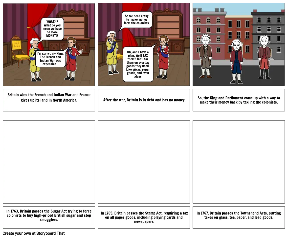 American Revolution Comic strip