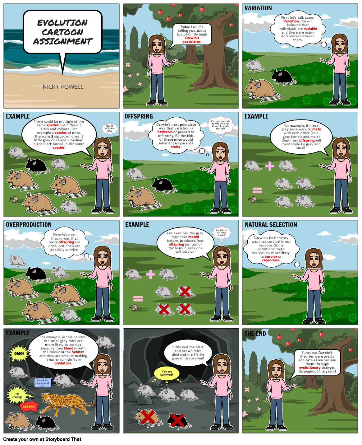 Nicky Powell - Biology Cartoon Assignment 