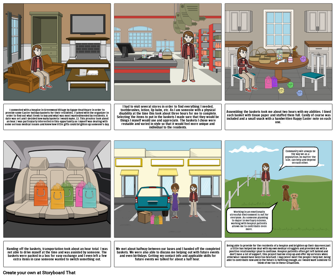 Service Learning Storyboard