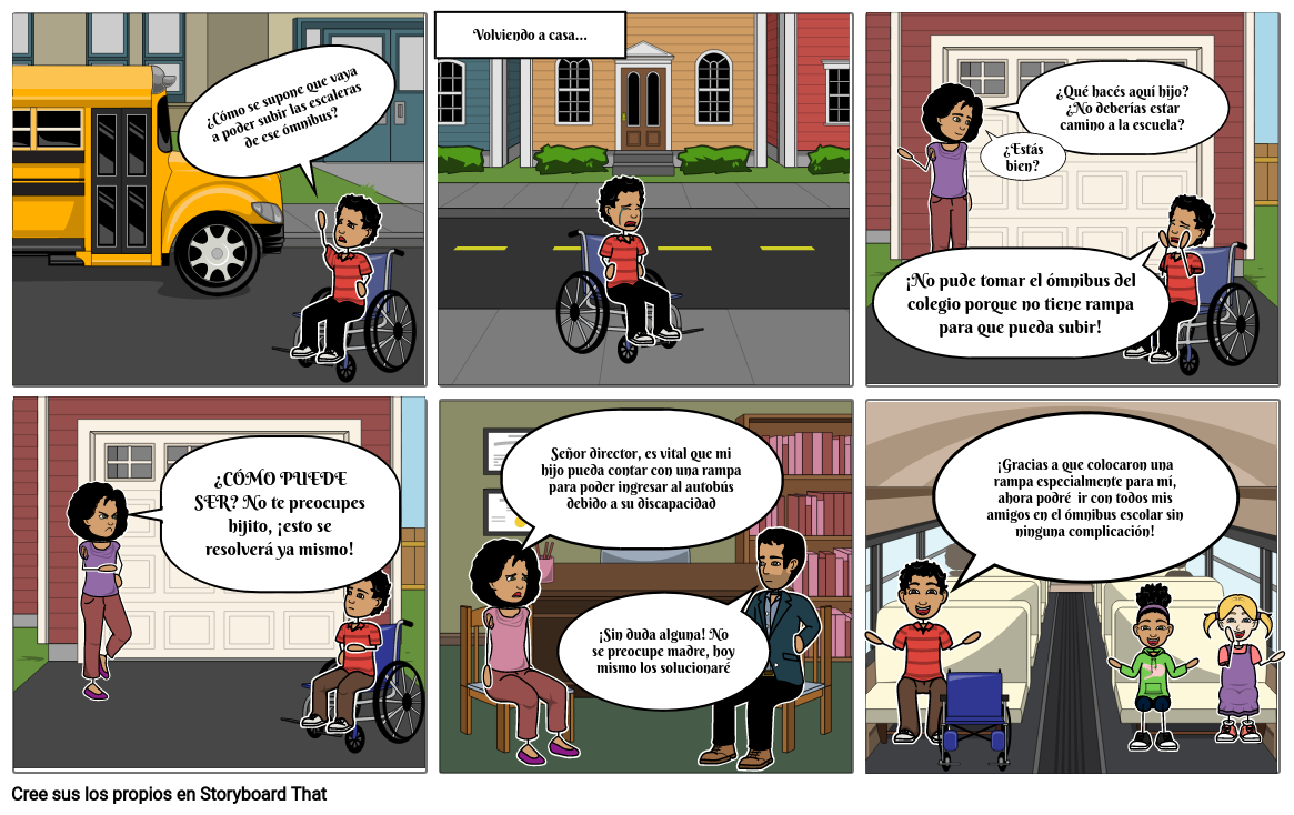 Historieta De Inclusion Storyboard By E4d2b5d1 0108