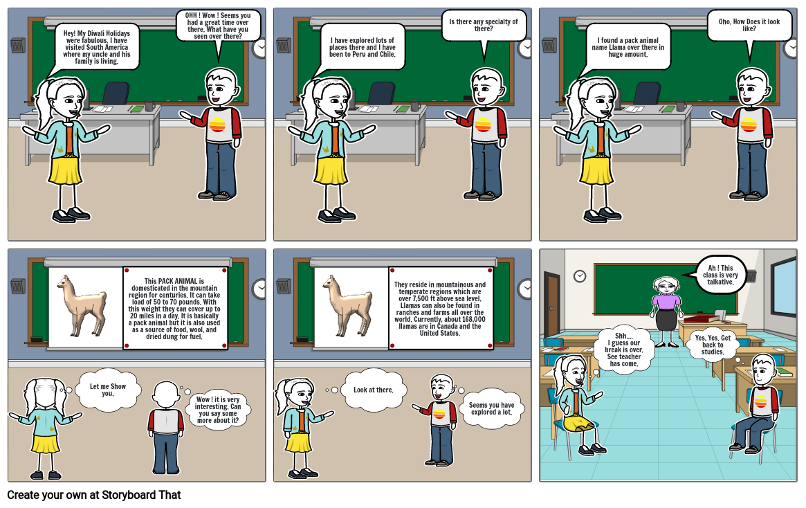 Story Of the Pack Animal Storyboard por e4f4ddce