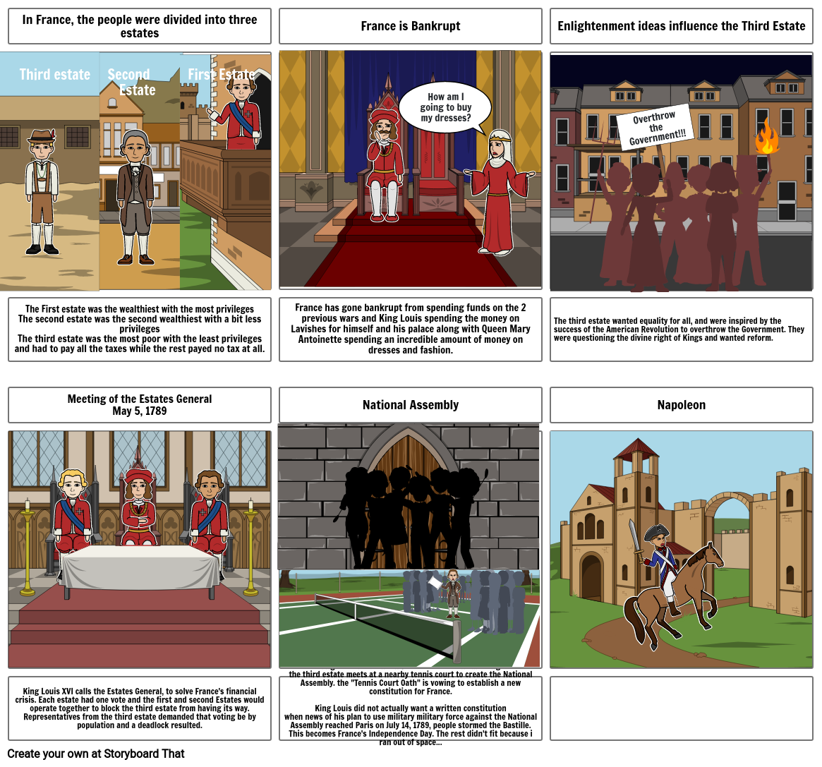 French Storyboard por e588d8db