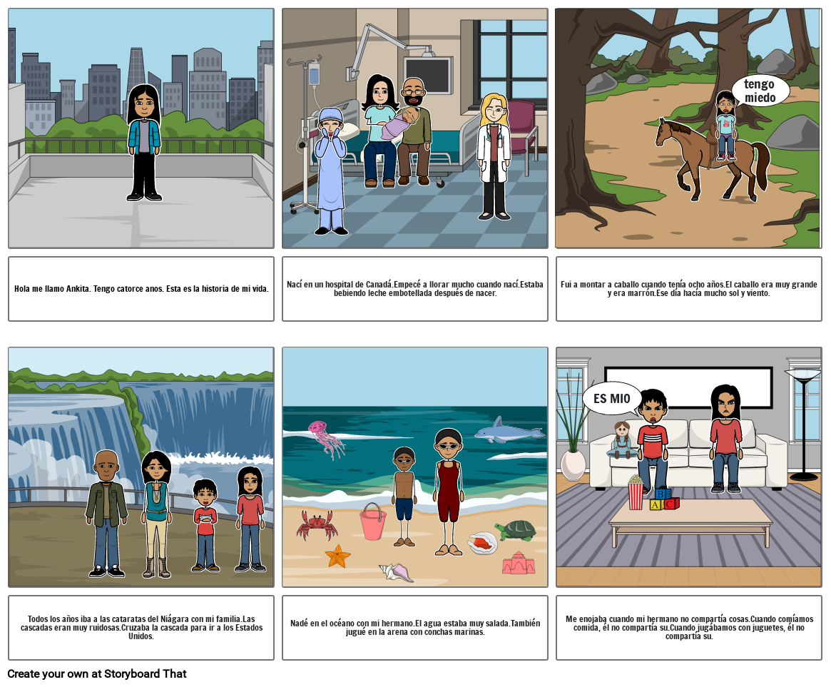 La Historia De Mi Vida Storyboard By C37083aa 