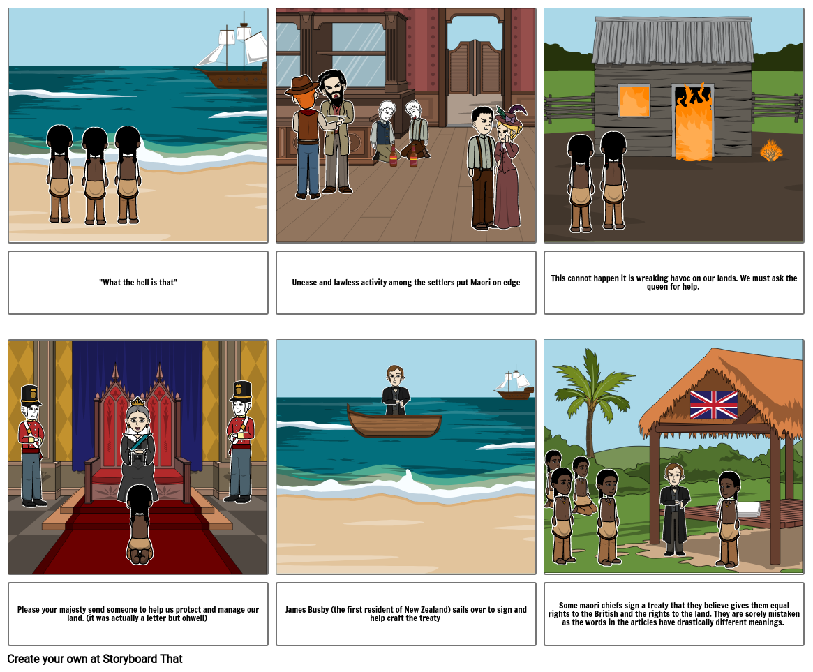 Maori perspective of the British colonisation