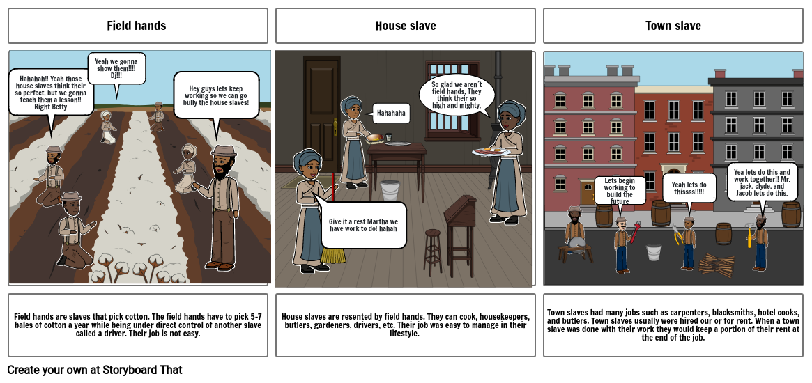 Antebellum Period Storyboard by e5cdab59