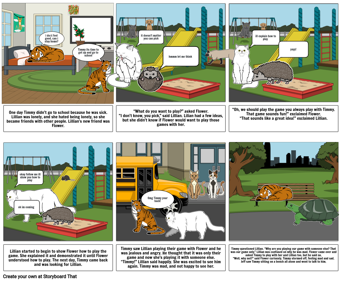 7th grade children's book Storyboard by e5ea15ac