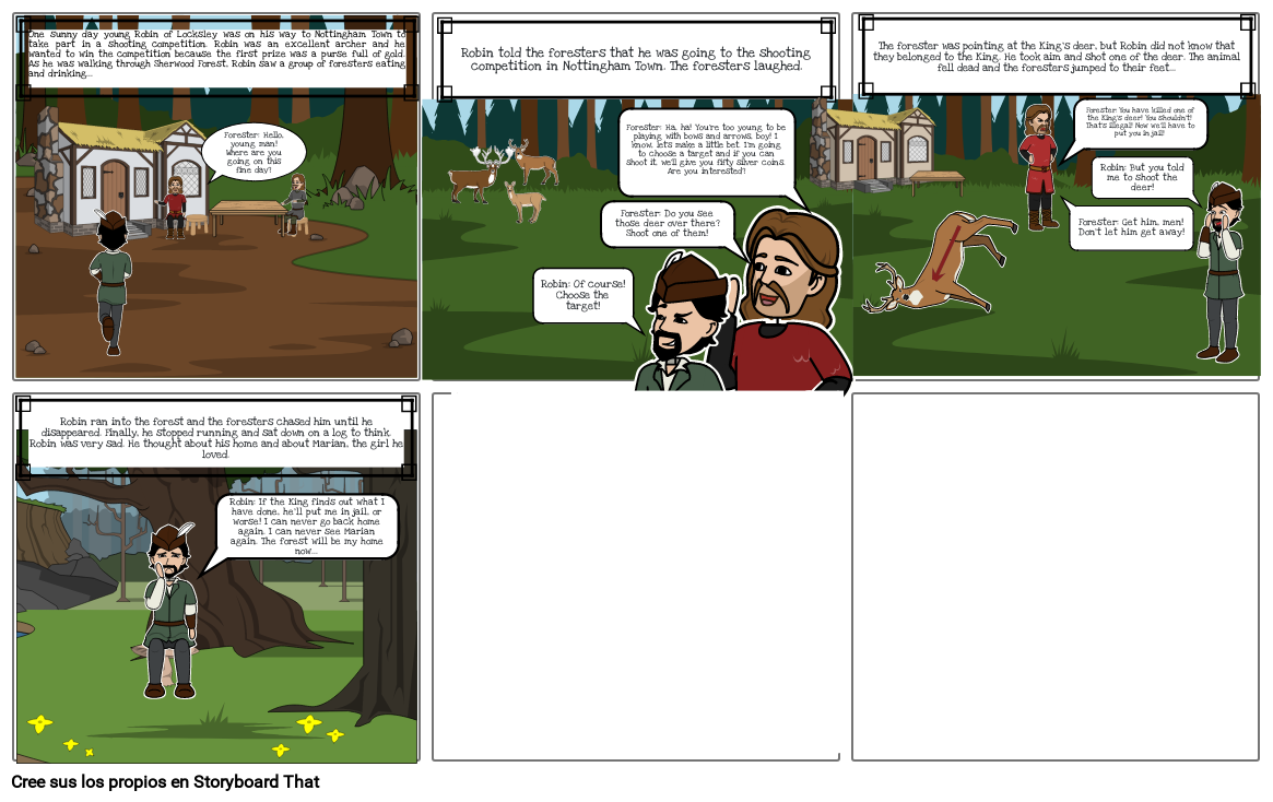 Chapter 1 Robin Hood Storyboard by e621619a